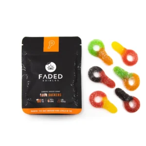 Faded Edibles 180mg Sour Sucker Gummies