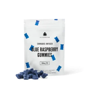 BuudaBomb 100mg Blue Raspberry Gummies