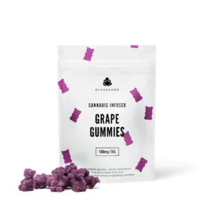 BuudaBomb 100mg Grape Gummies