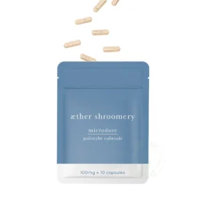 Aether Shroomery Vegan Microdose Capsules 1000mg