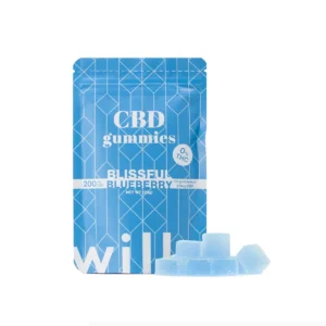 Willo Blissful Blueberry 200mg CBD Gummies