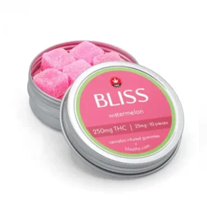 Bliss Watermelon THC Gummies 250mg