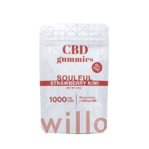 Willo Strawberry-Kiwi 1000mg CBD Gummies