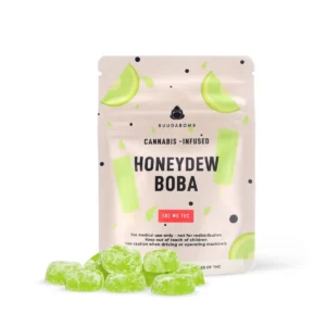 BuudaBomb 500mg Honeydew Boba Gummies
