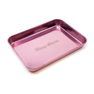 Blazy Susan Stainless Steel Purple Rolling Tray
