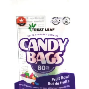 TreatLeaf 800mg THC Fruit Bowl Candy Bag
