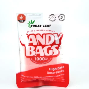 TreatLeaf 5000mg THC Cotton Candy Blue Raspberry