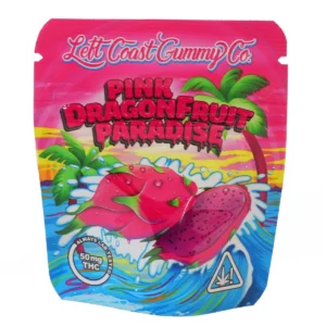 Left Coast Gummy Co. Pink Dragonfruit Paradise 50mg