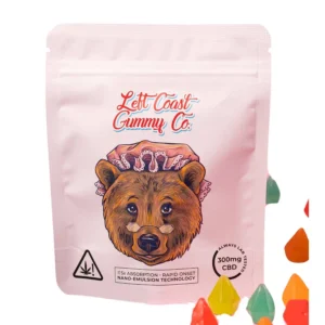 Left Coast Gummy Co. 300mg CBD gummies