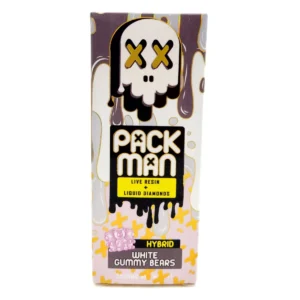 Pack Man White Gummy Bears 2000mg THC Disposable Vape