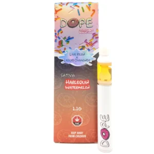 Dope Harlequin Watermelon 1100mg THC Disposable Vape Pen
