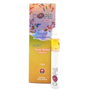 Dope Sour Tangie Orange 1100mg THC Disposable Vape Pen