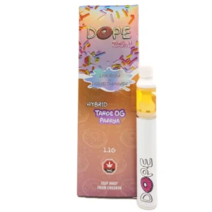 Dope Tahoe OG Papaya 1100mg THC Disposable Vape Pen
