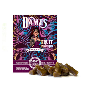 Dames 3000mg Pineapple Mushroom Gummy