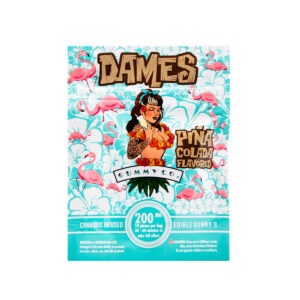 Dames Pina Colada 200mg THC Gummy
