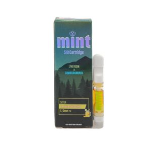 mint banana smoothie vape cart