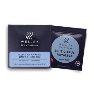 Wesley Tea - Blue Citrus Royaltea 40mg THC