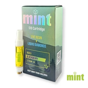 MINT Vape Cart - Blackberry 1100mg THC
