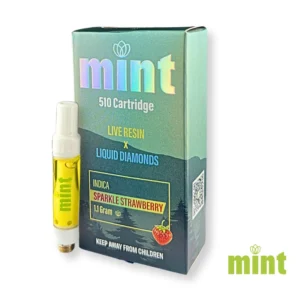 MINT Vape Cart - Sparkle Strawberry 1100mg THC