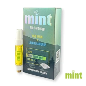 MINT Vape Cart Super Silver Haze 1100mg THC