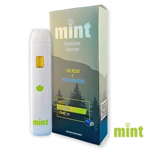 MINT Blue Zushi 1100mg THC Disposable Vape Pen