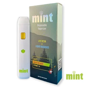 MINT Rockstar Kush 1100mg THC Disposable Vape Pen