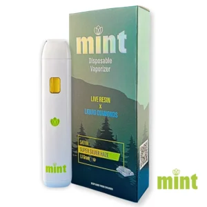 MINT Super Silver Haze 1100mg THC Disposable Vape Pen