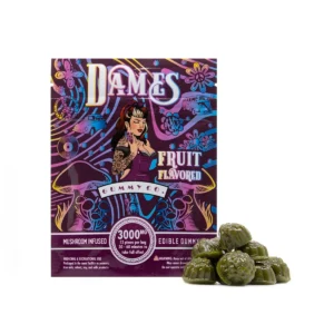 Dames 3000mg Grape Mushroom Gummy