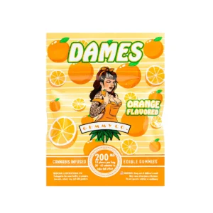 Dames 200mg THC Orange Gummy