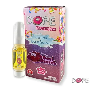 Dope THC Vape Cart Dosi Punch 2000mg
