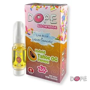 Dope THC Vape Cart Tahoe OG Papaya 2000mg