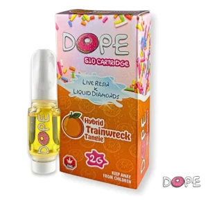 Dope THC Vape Cart Trainwreck Tangie 2000mg