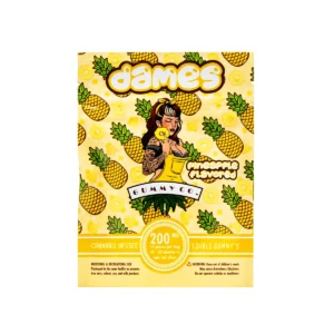Dames Pineapple 200mg THC Gummy
