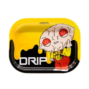 Rolling Tray Various Design - Stewie Drip (5.5 x 7 inches)