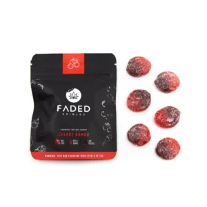 Faded Edibles 180mg Cherry Bombs Gummies