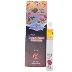 Dope Durban Poison Strawberry 1100mg THC Disposable Vape Pen
