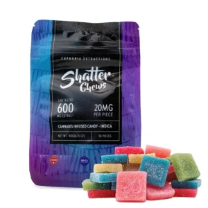 Euphoria Extractions Shatter Chews 600mg Indica