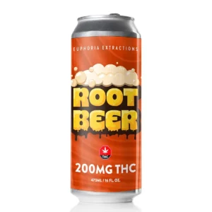 Euphoria Shatter Pop 200mg THC Infused Root Beer