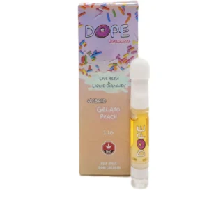 Dope THC Vape Cart Gelato Peach 1100mg