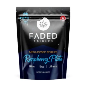Faded Edibles 600mg Astros Raspberry Pluto
