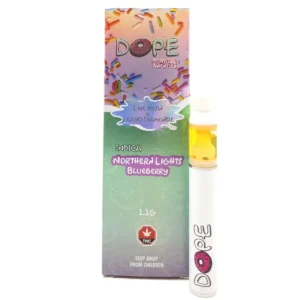 Dope Northern Lights Blueberry 1100mg THC Disposable Vape Pen