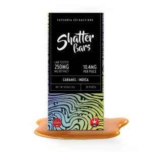 Euphoria Extractions 250mg Indica Caramel Bar