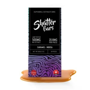 Euphoria Extractions 500mg Indica Caramel Bar