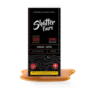 Euphoria Extractions 1200mg Sativa Caramel Bar