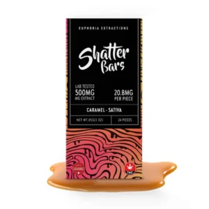 Euphoria Extractions 500mg Sativa Caramel Bar