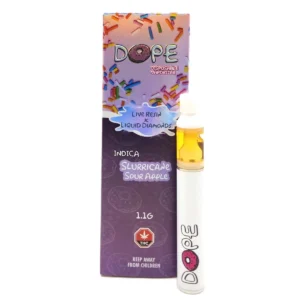 Dope Slurricane Sour Apple 1100mg THC Disposable Vape Pen