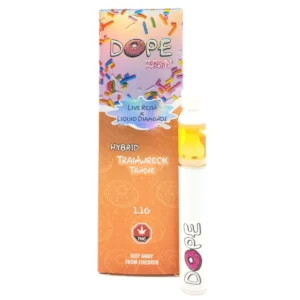 Dope Trainwreck Tangie 1100mg THC Disposable Vape Pen